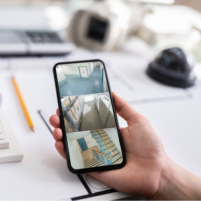 Spokane security camera feed on cell phone